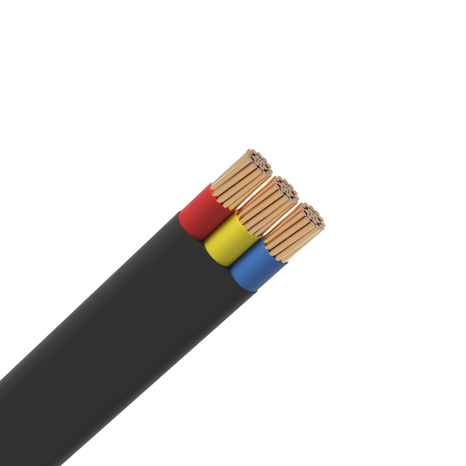 3-core-flat-submersible-pump-cable 2